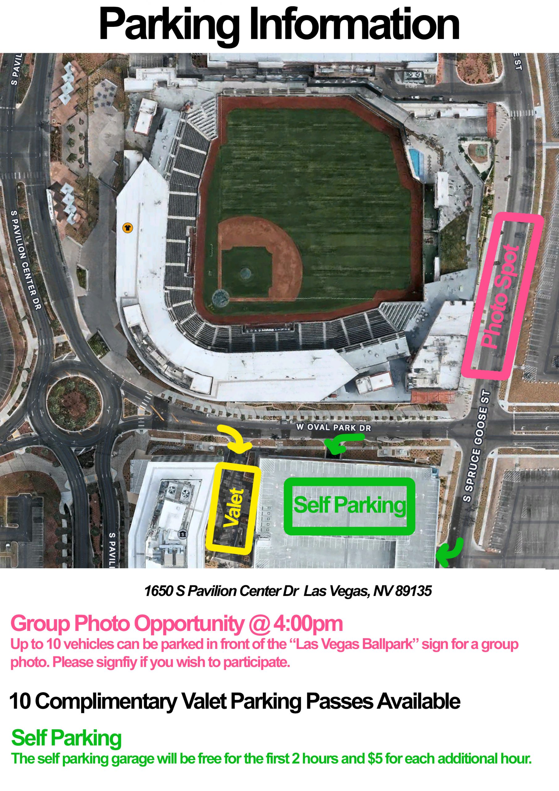 LV Ballpark Parking